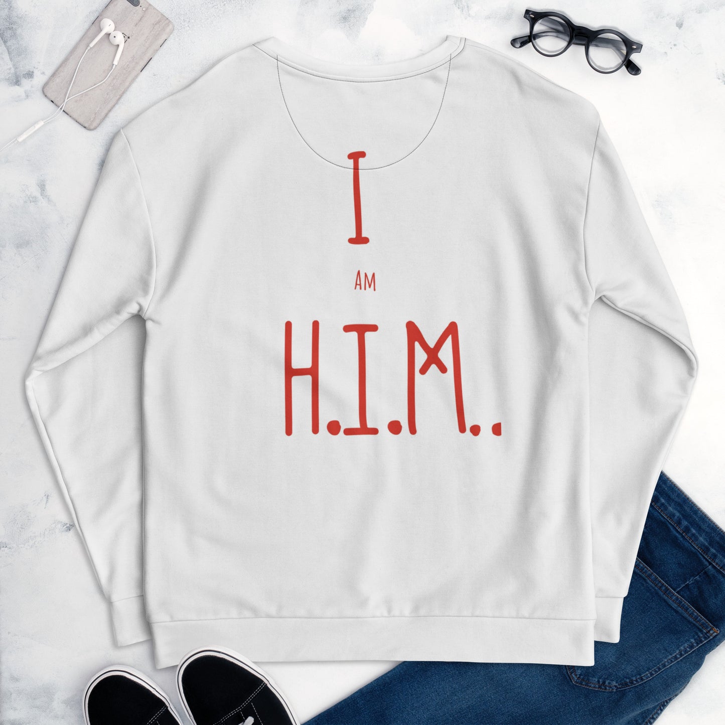 H.I.M empowerment streetwear sweatshirt for men