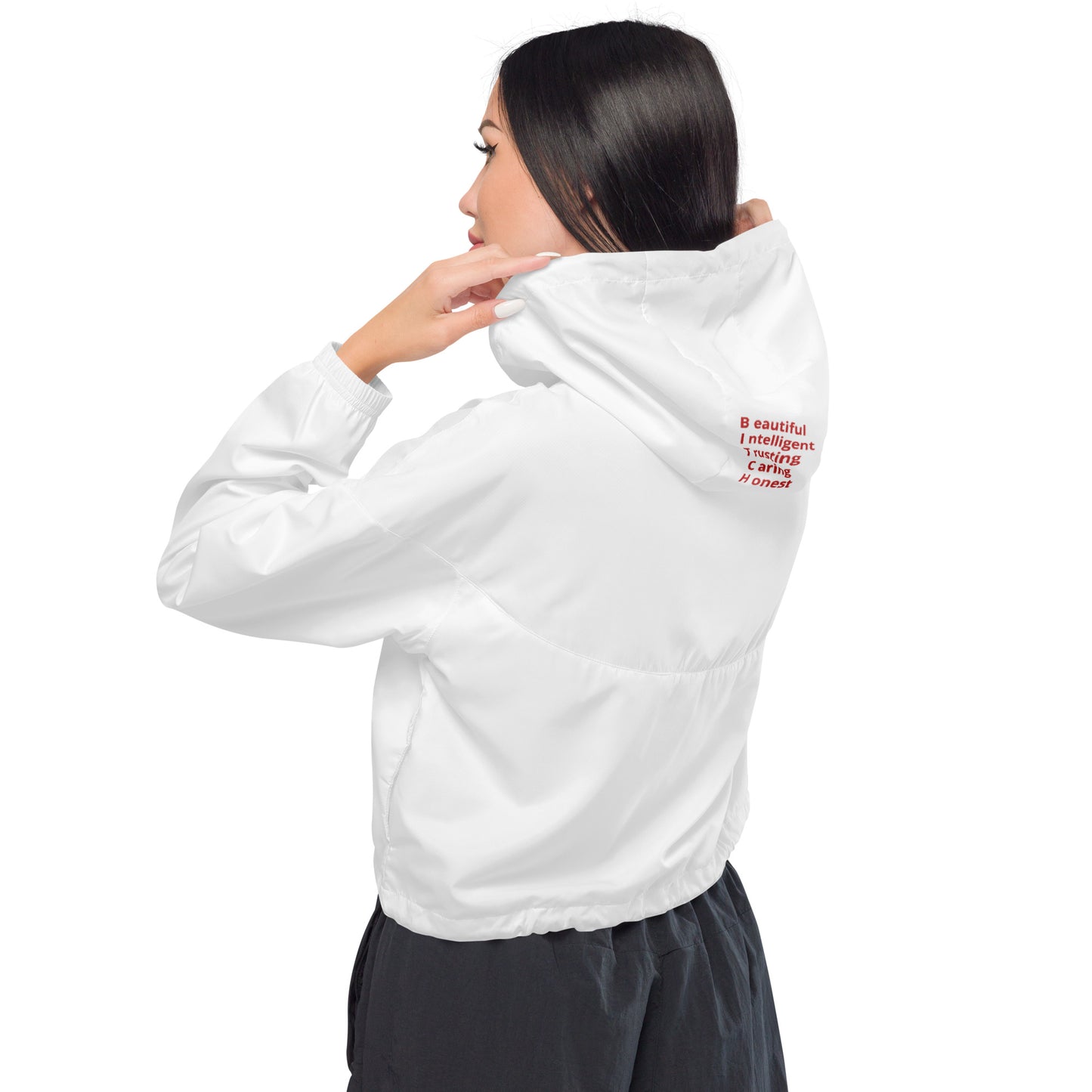 MYWoRLD cropped windbreaker- Confidence stitched into every thread