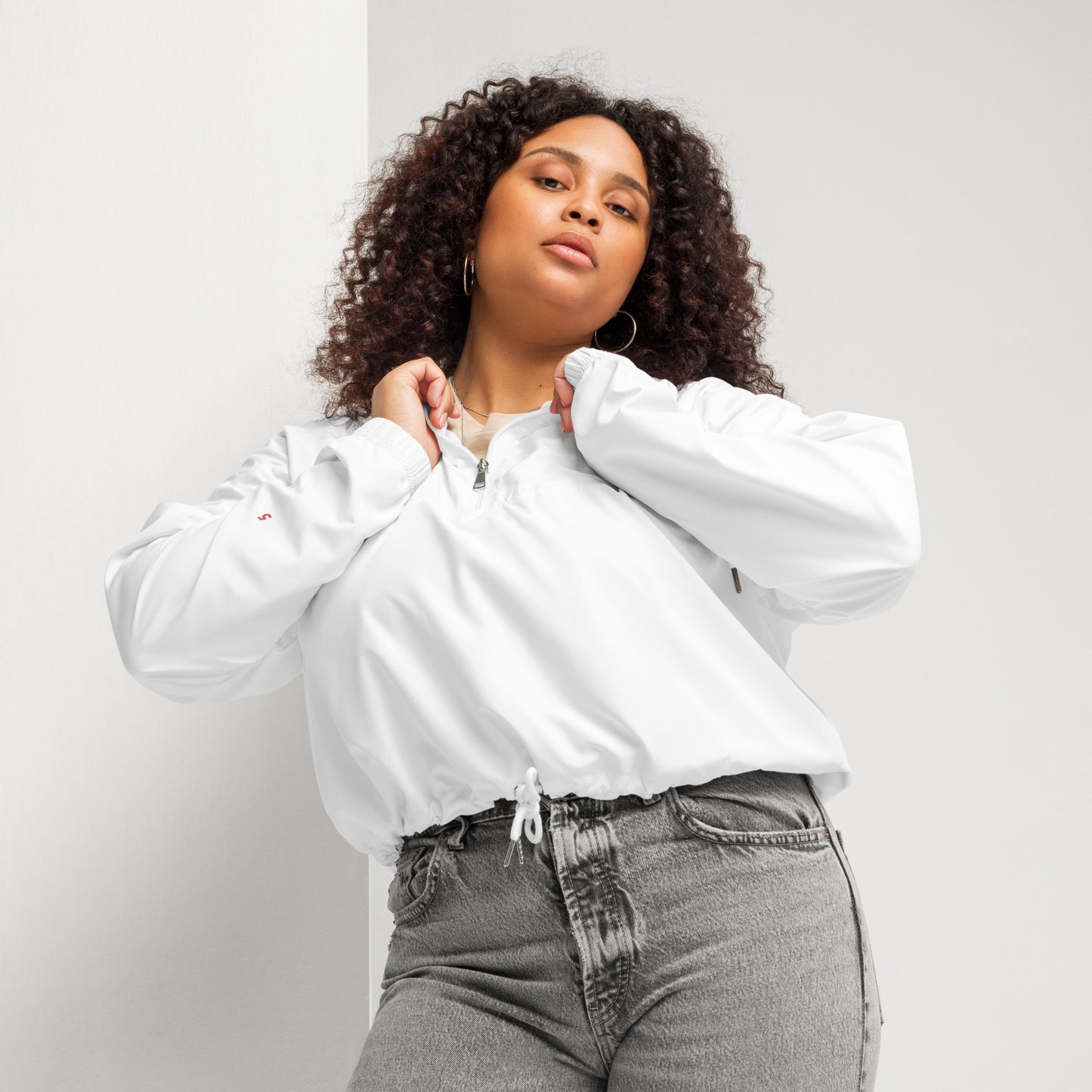 MYWoRLD cropped windbreaker- Confidence stitched into every thread