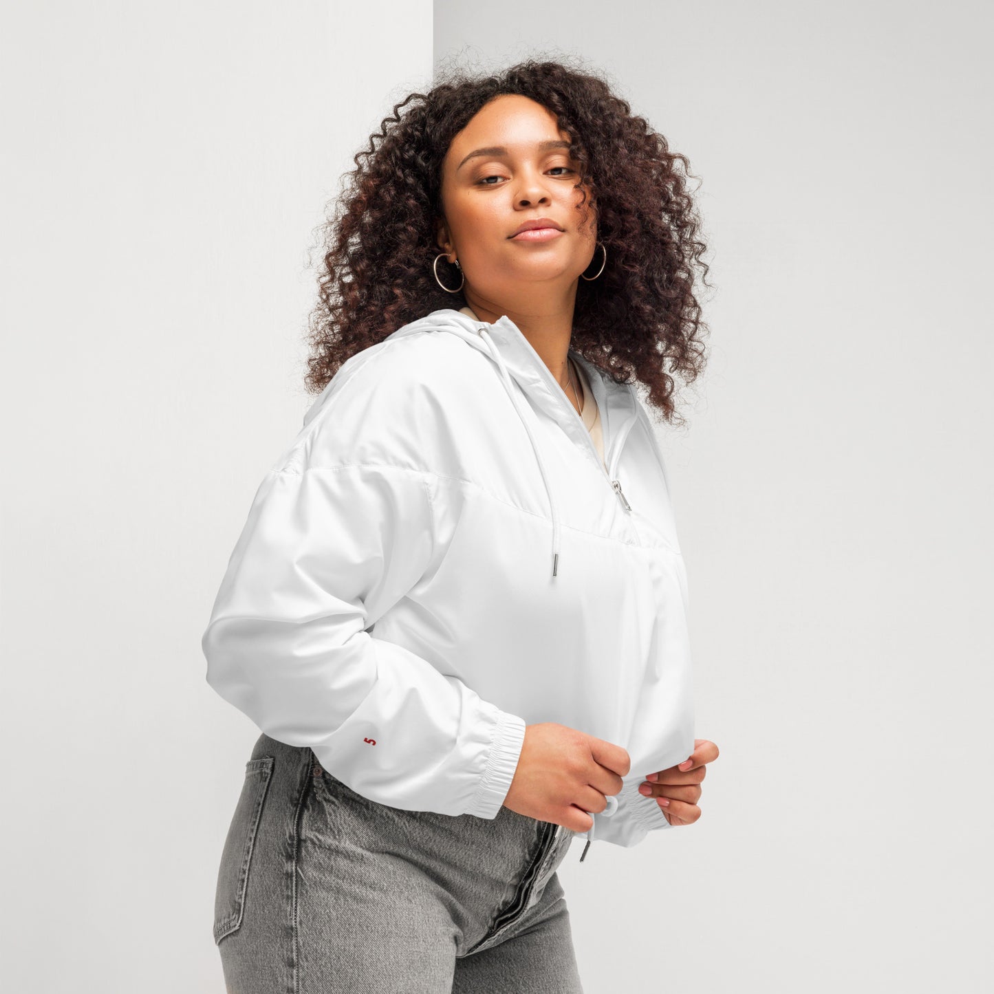 MYWoRLD cropped windbreaker- Confidence stitched into every thread