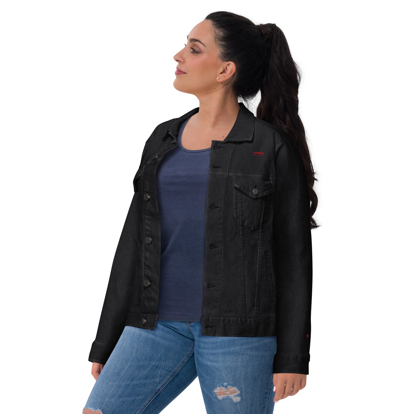 MYWoRLD denim jacket- Confidence stitched into every thread
