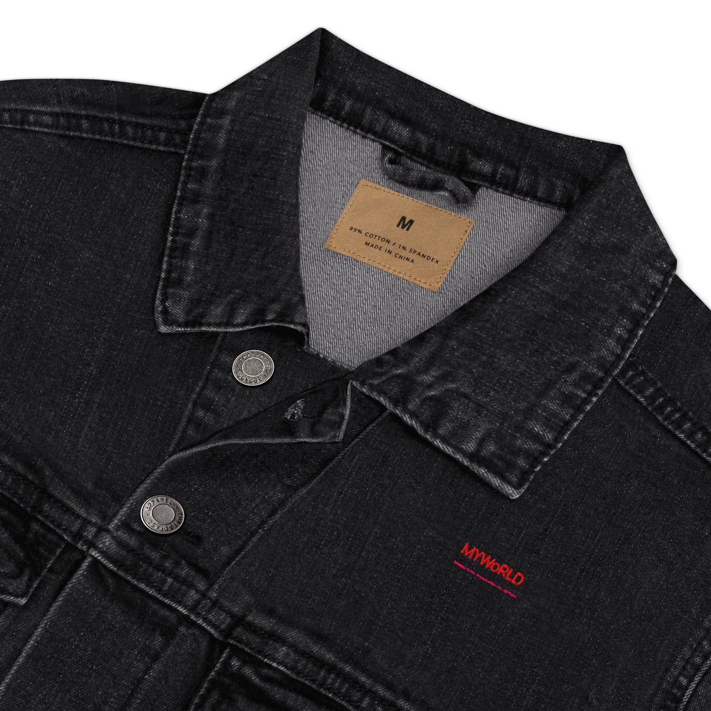 MYWoRLD denim jacket- Confidence stitched into every thread