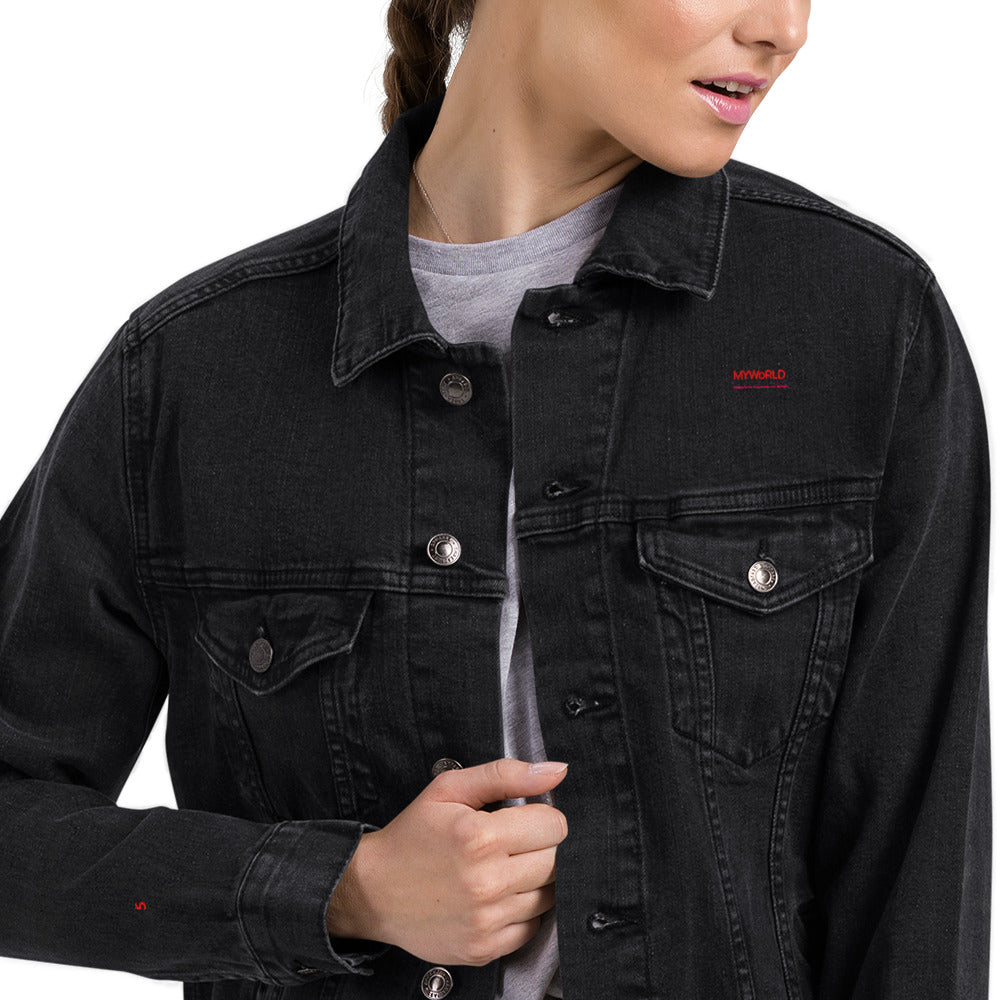 MYWoRLD denim jacket- Confidence stitched into every thread