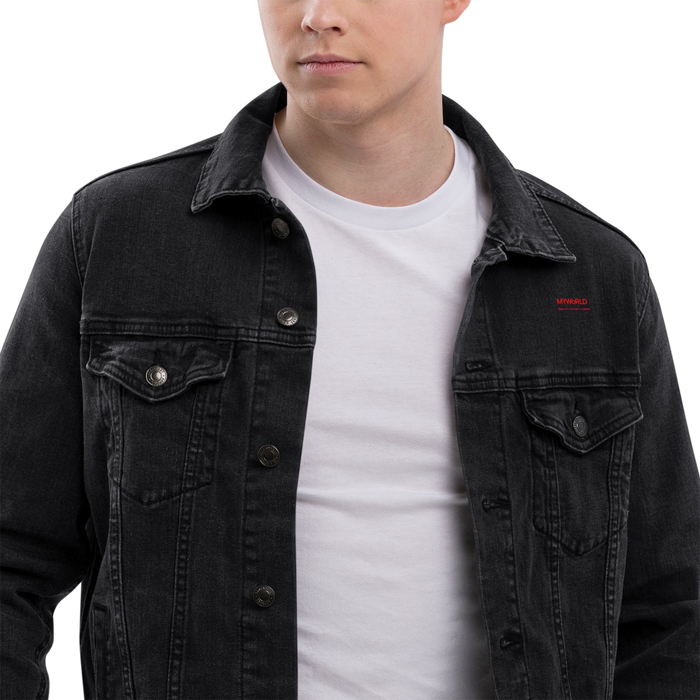 MYWoRLD denim jacket- Confidence stitched into every thread