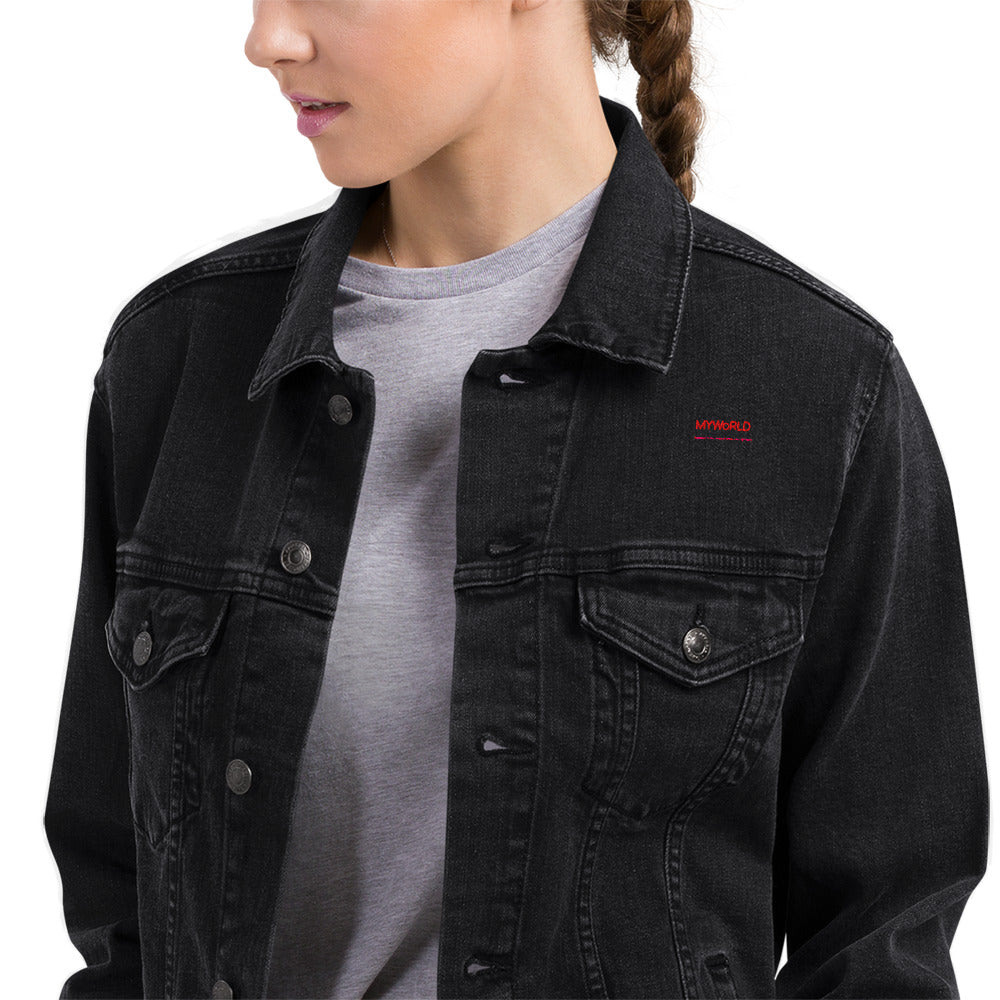 MYWoRLD denim jacket- Confidence stitched into every thread