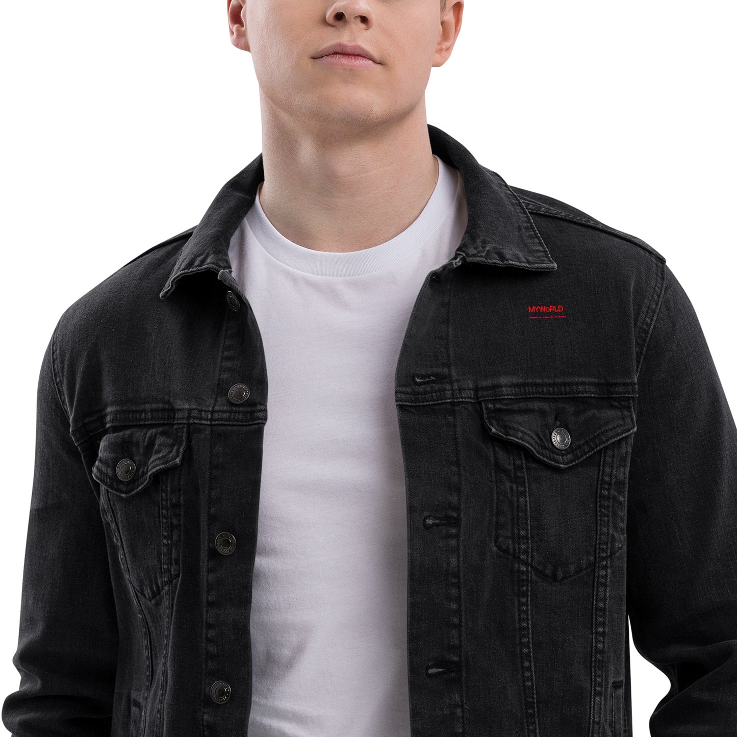 MYWoRLD denim jacket- Confidence stitched into every thread