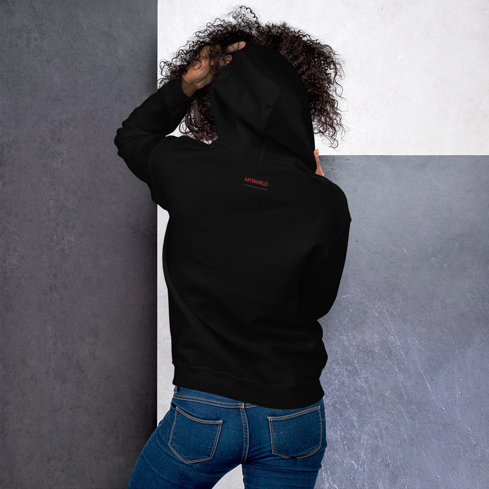 MYWoRLD women's hoodie- Confidence stitched into every thread
