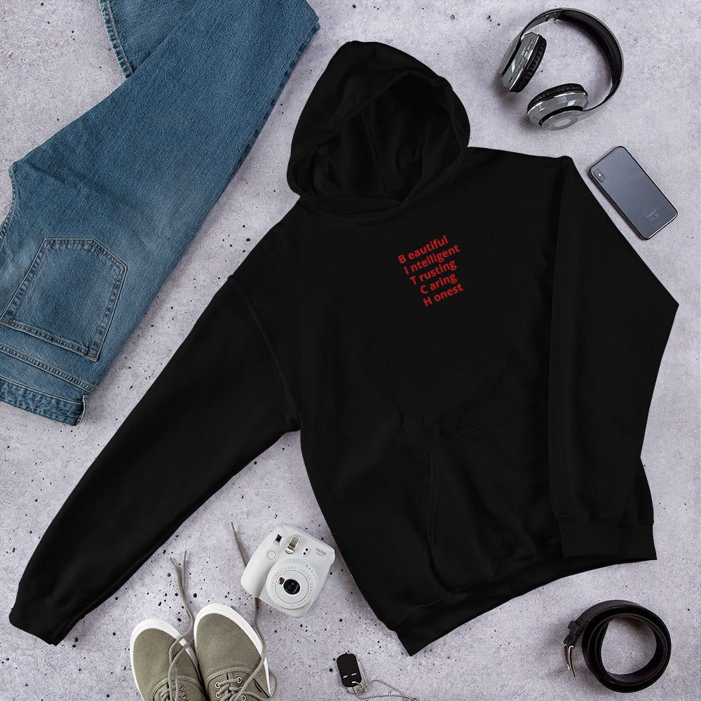 MYWoRLD women's hoodie- Confidence stitched into every thread
