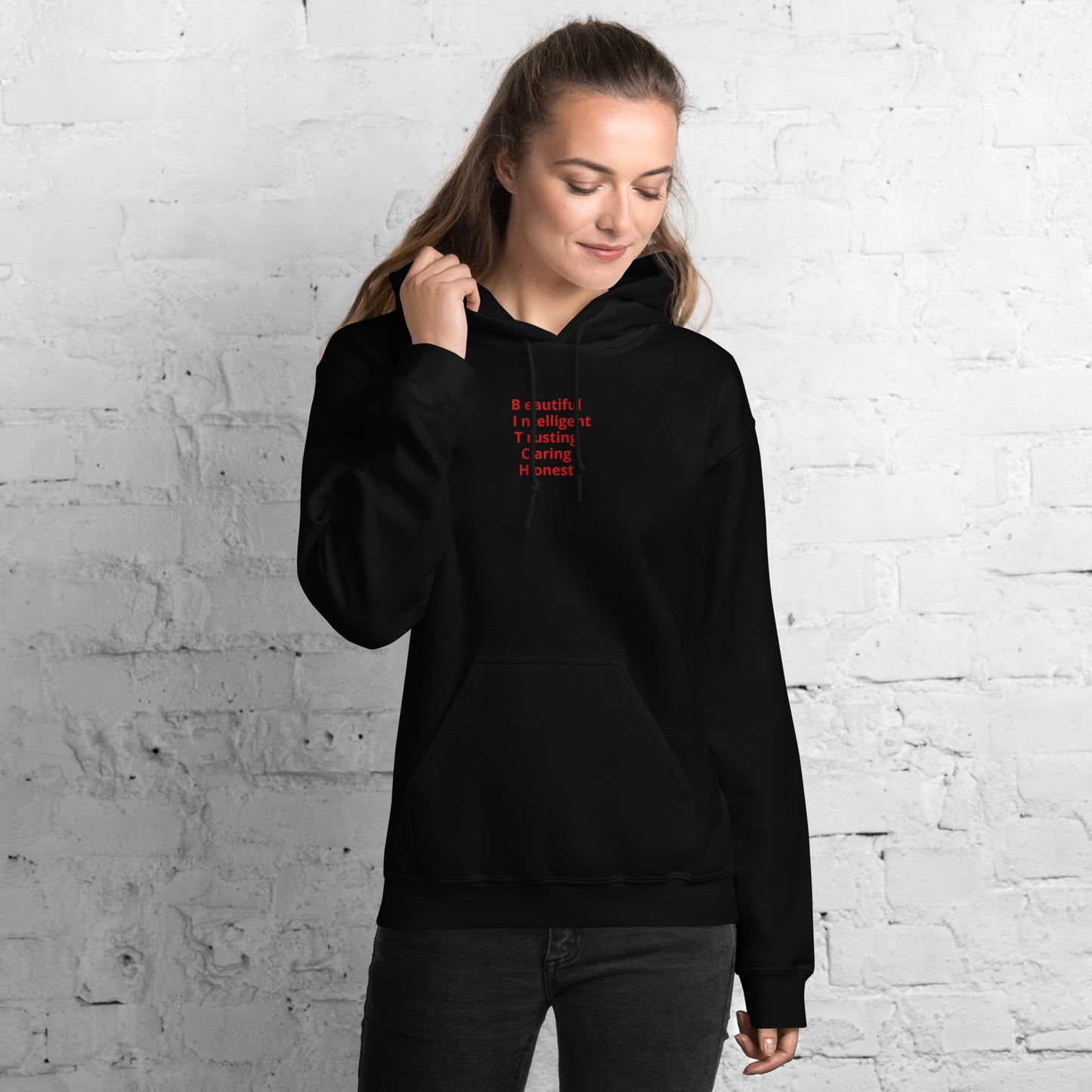 MYWoRLD women's hoodie- Confidence stitched into every thread