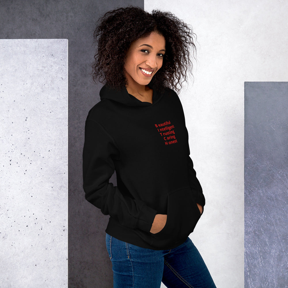 MYWoRLD women's hoodie- Confidence stitched into every thread