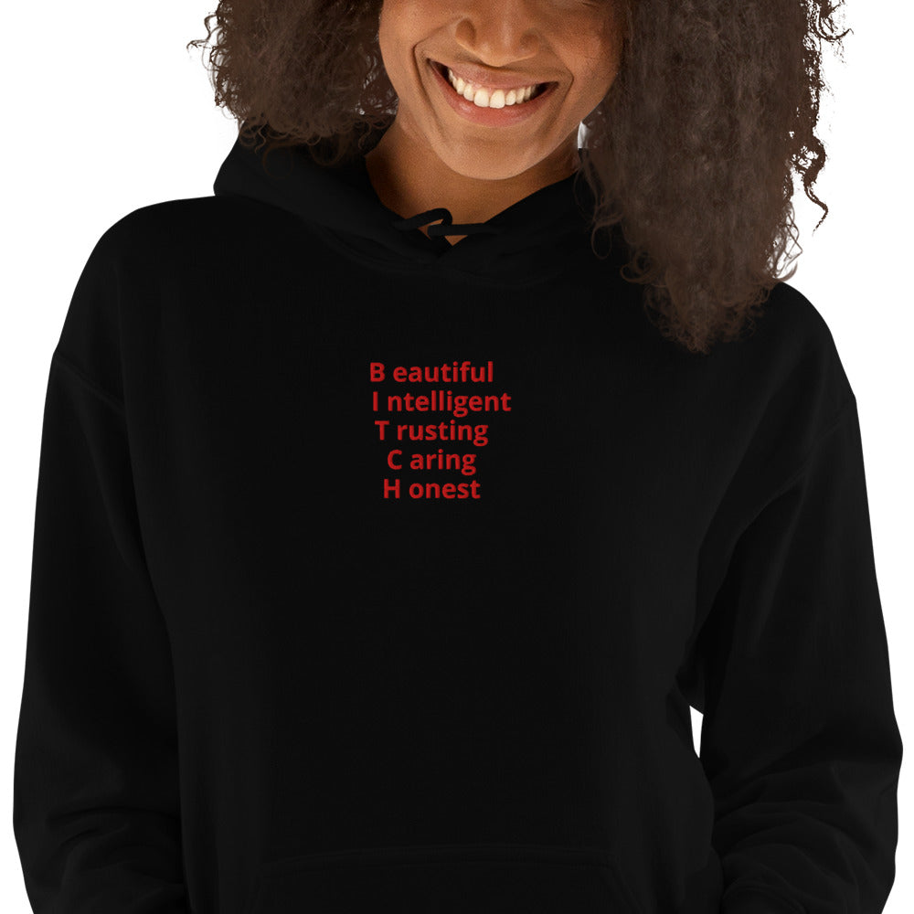 MYWoRLD women's hoodie- Confidence stitched into every thread