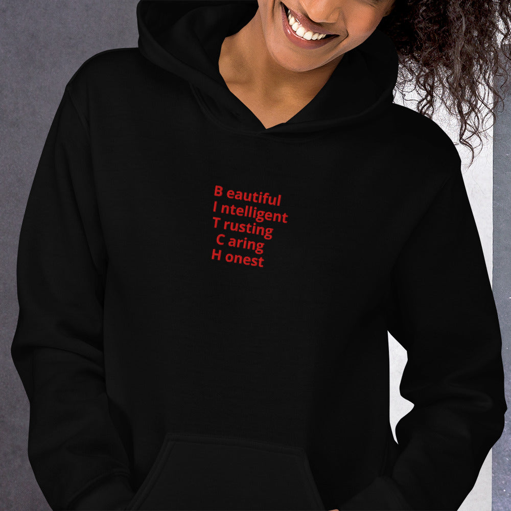 MYWoRLD women's hoodie- Confidence stitched into every thread