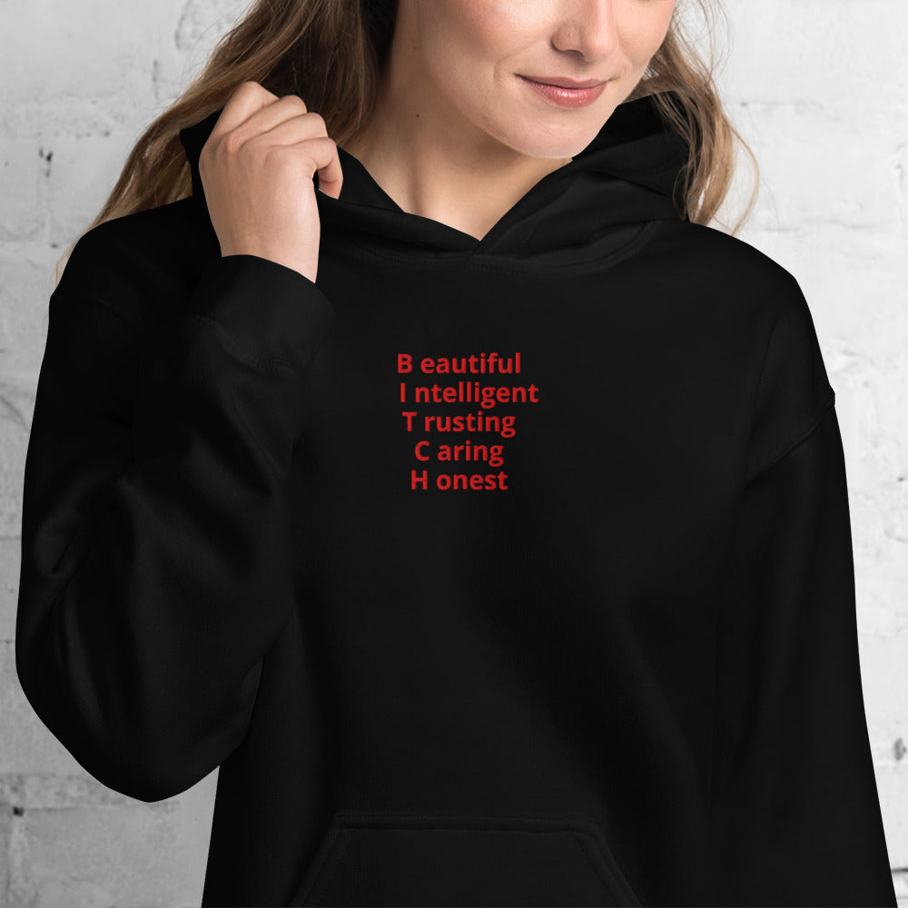 MYWoRLD women's hoodie- Confidence stitched into every thread