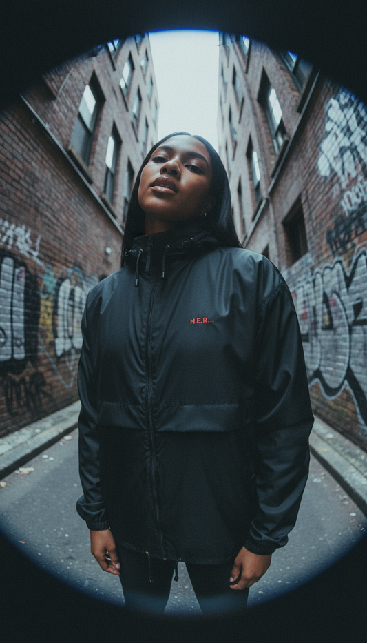 H.E.R...Confidence Windbreaker| Streetwear