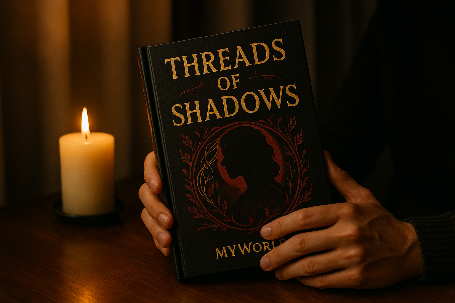 Threads of Shadows Lifestyle Book Cover
