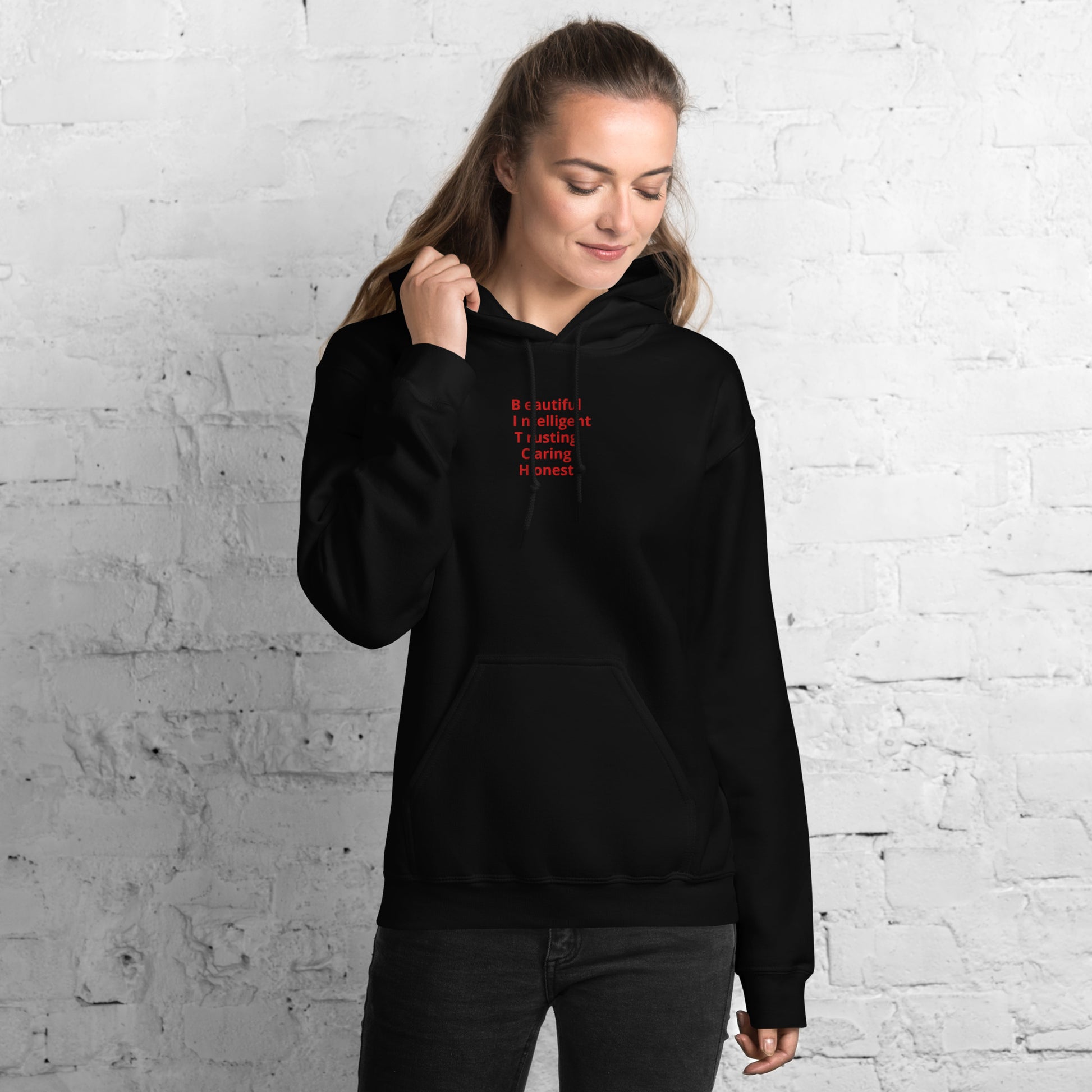 MYWoRLD women's hoodie- Confidence stitched into every thread