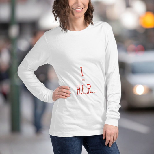MYWoRLD I AM H.E.R... Long Sleeve Tee